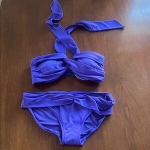 Seafolly  Bikini. Top (14 AU) Bottom (16 AU). Royal Blue.